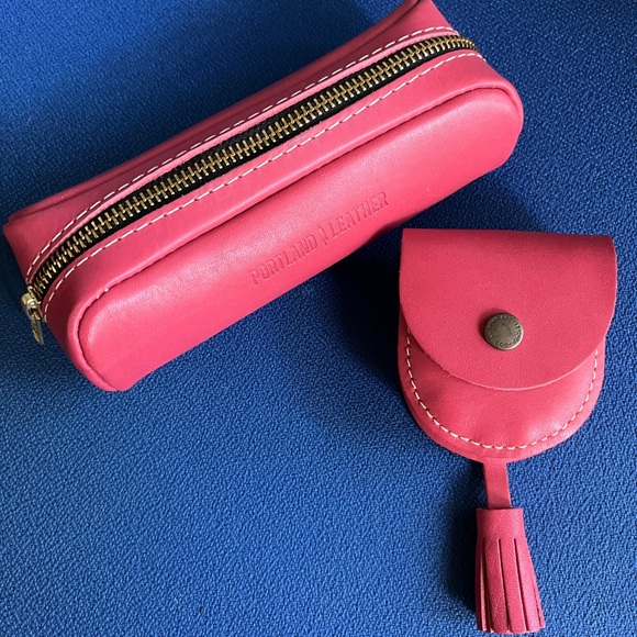 Portland Leather Tulip Ballpark and Nimbus Pouch - Picture 1 of 9